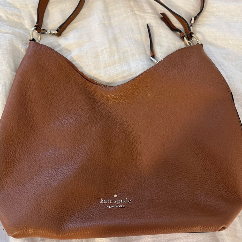 Kate Spade Brown Leather Hobo Bag